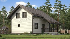 Дом «Фролов» 7,5х9 м