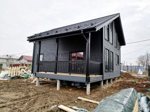 Каркасный дом 7,5х9 поселок Акиньшино