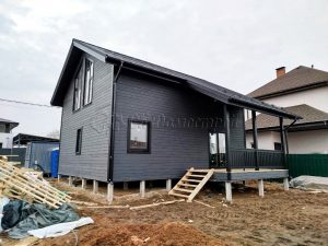 Каркасный дом 7,5х9 поселок Акиньшино