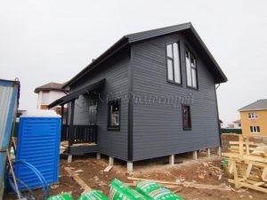 Каркасный дом 7,5х9 поселок Акиньшино