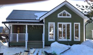 Каркасный дом 7,5х9 Покров