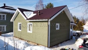 Каркасный дом 7,5х9 Покров