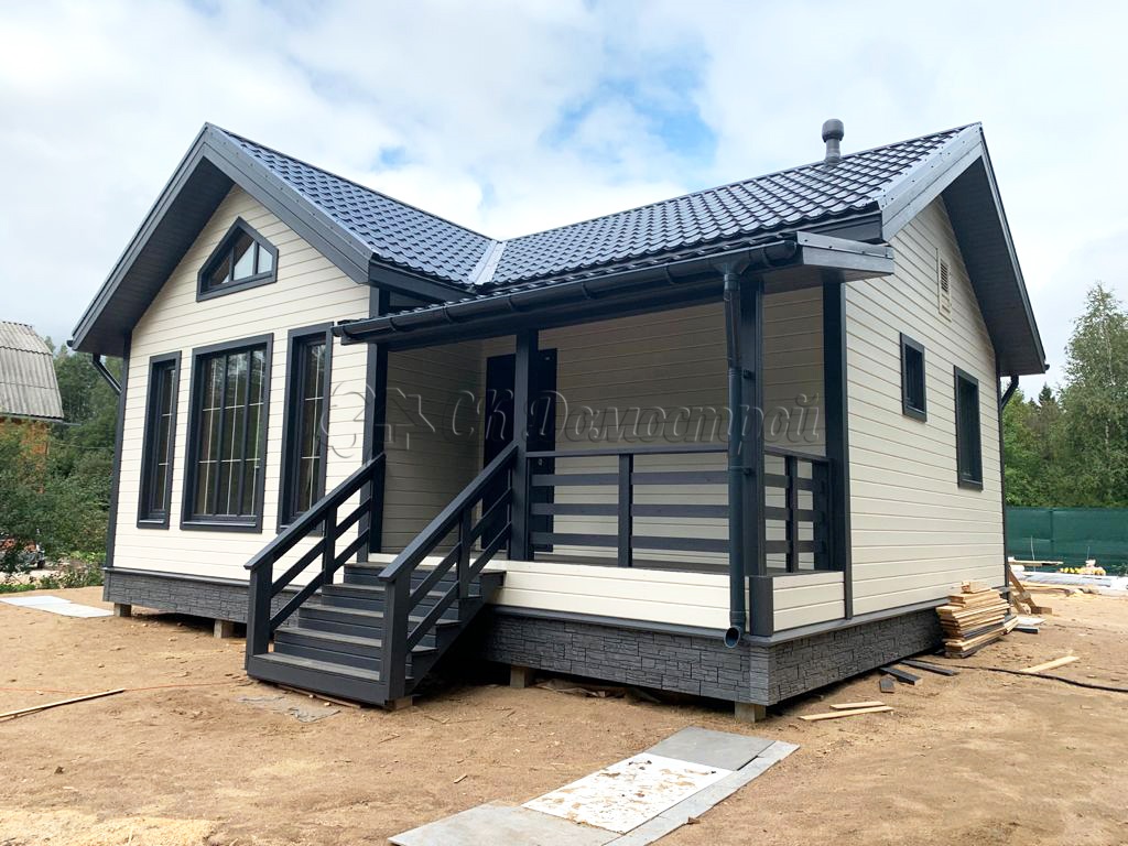 Каркасный дом 7,5х9 Первомайское