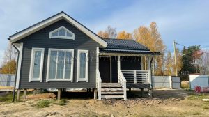 Каркасный дом 7,5х9 Приморское