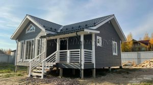 Каркасный дом 7,5х9 Приморское