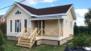 Каркасный дом 7,5х9 СНТ Ветеран