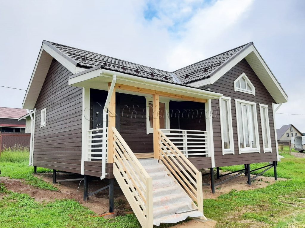 Каркасный дом 7,5х9 ТСН Удачный