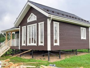 Каркасный дом 7,5х9 ТСН Удачный