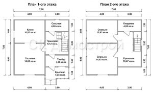 Дом «Ярославов» 7х7 м