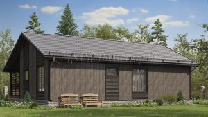 Дом «Наумов» 8,7х13 м