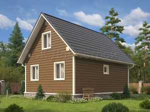 Дом «Сергеев» 6х8 м