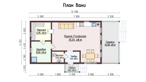 Баня «Кама» 6х12 м