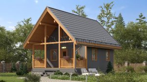 Дом «Алевтинов» 6х8 м