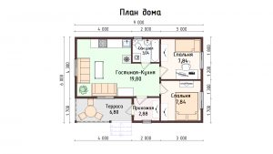 Дом «Лукьянов» 6х9 м