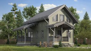 Дом «Морозов» 8х9 м