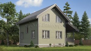 Дом «Морозов» 8х9 м