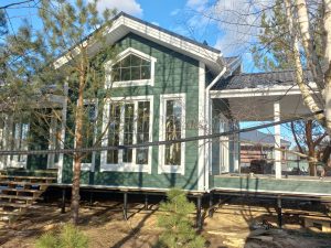 Каркасный дом 10х10 СНТ Трудовой Отдых