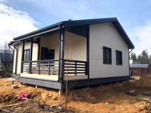 Каркасный дом 10х12 СНТ Елочка