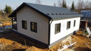 Каркасный дом 10х12 СНТ Елочка