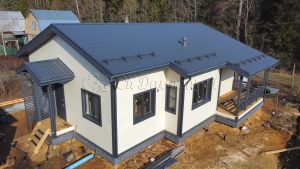 Каркасный дом 10х12 СНТ Елочка