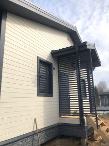 Каркасный дом 10х12 СНТ Елочка