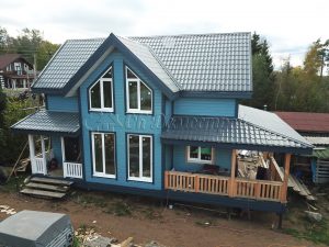 Каркасный дом 7,5х12 поселок Первомайское