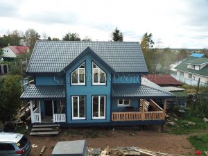 Каркасный дом 7,5х12 поселок Первомайское