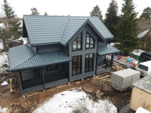 Каркасный дом 7,5х12 Садоводство Заря