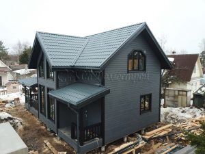 Каркасный дом 7,5х12 Садоводство Заря