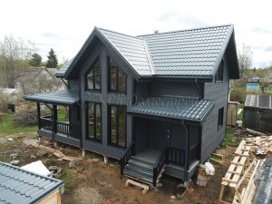 Каркасный дом 7,5х12 Садоводство Заря