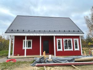 Каркасный дом 7х10 СНТ Красное Знамя