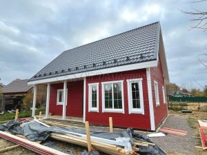 Каркасный дом 7х10 СНТ Красное Знамя