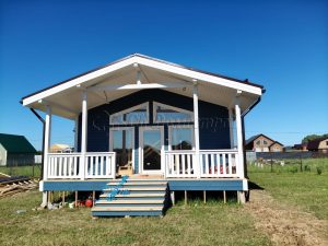 Каркасный дом 7х11,5 ДНП Спутник