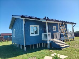 Каркасный дом 7х11,5 ДНП Спутник