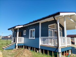 Каркасный дом 7х11,5 ДНП Спутник