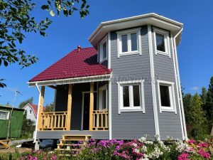 Каркасный дом 7х7 Березовая Роща