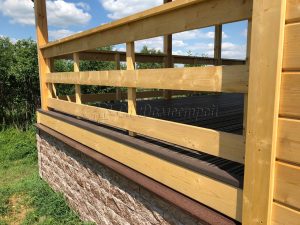 Каркасный дом 7х8 деревня Лесная Слобода