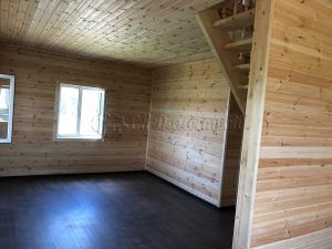 Каркасный дом 7х8 деревня Лесная Слобода