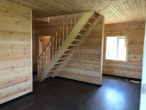 Каркасный дом 7х8 деревня Лесная Слобода