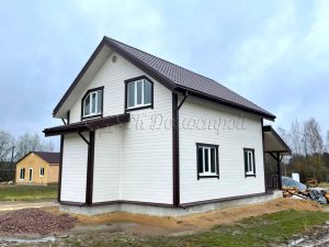 Каркасный дом 7х8 поселок Мельниково