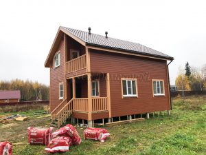 Каркасный дом 7х8,5 село Чисменское