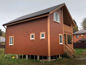 Каркасный дом 7х8,5 село Чисменское