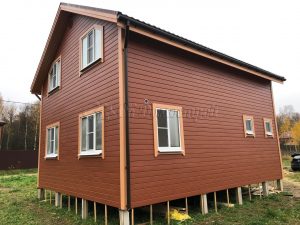 Каркасный дом 7х8,5 село Чисменское