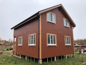 Каркасный дом 7х8,5 село Чисменское