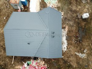 Каркасный дом 8,5х10 деревня Проба