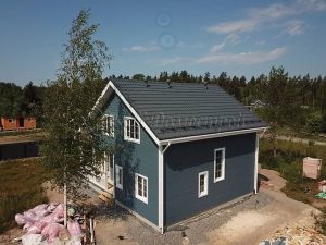 Каркасный дом 8,5х10,5 поселок Ленинград