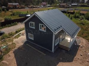 Каркасный дом 8,5х10,5 поселок Ленинград