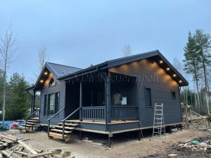 Каркасный дом 8,5х11 СНТ Парнас