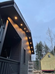 Каркасный дом 8,5х11 СНТ Парнас