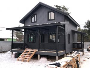 Каркасный дом 8,5х11,5 СНТ Дружба